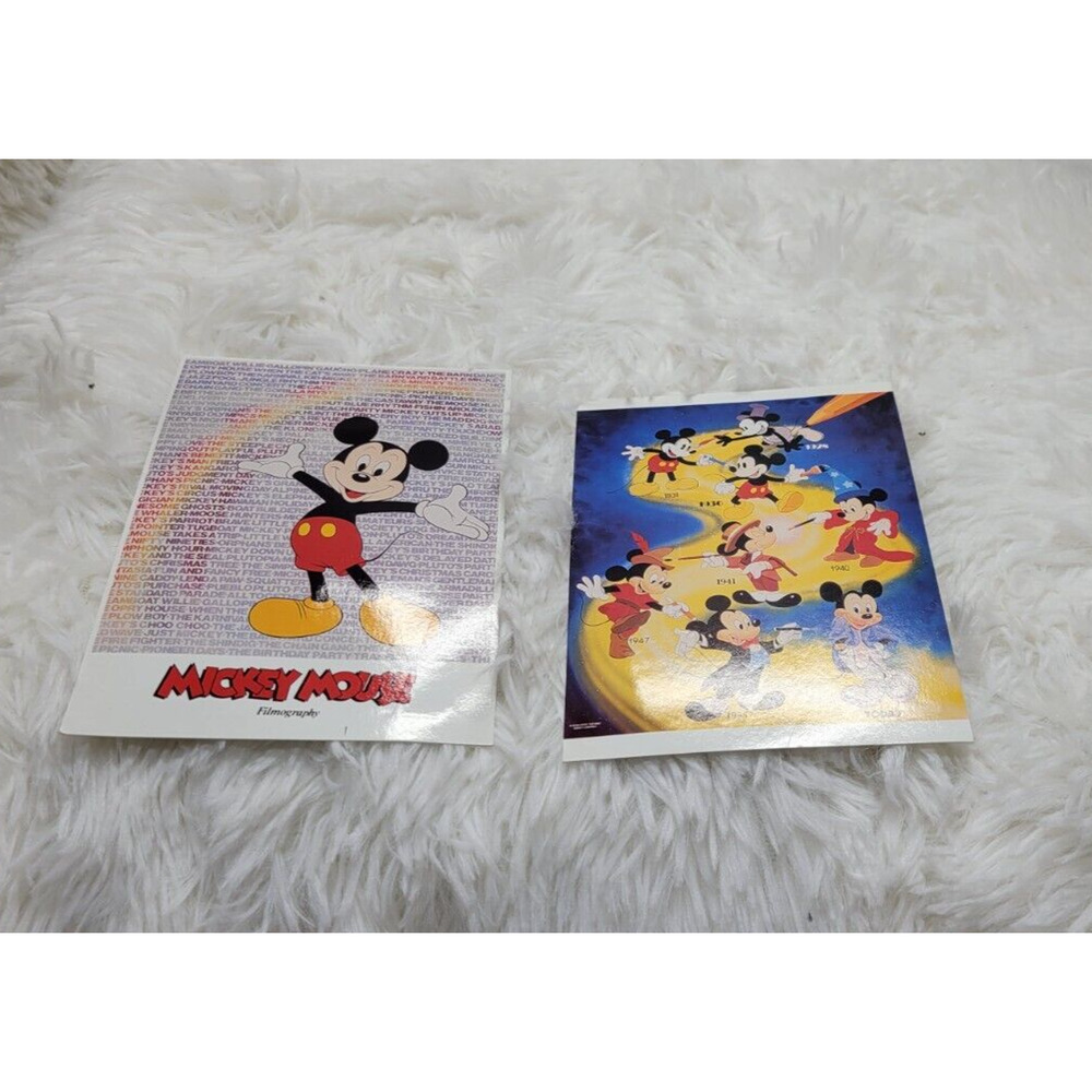 Vintage Disney Lot of 5 Tinker Bell Peter Pan Mickey Mouse Unused Postcards READ